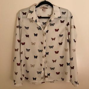 2/$15 Butterfly Blouse